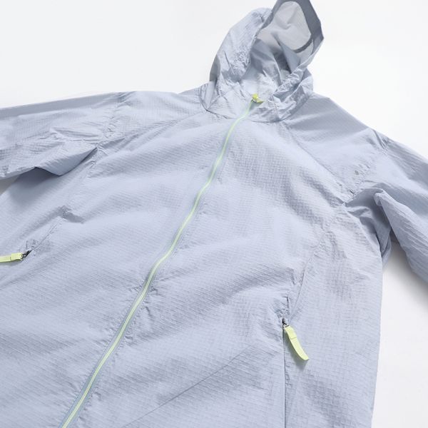 Custom UPF50+ Waterproof Windproof Outdoor Hooded Coat Sun Protection Jacket with Cool Touch