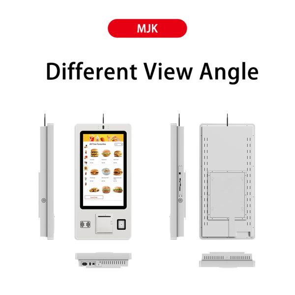 21.5 Floor Standing Self Ordering Kiosk Restaurant Self Service Payment Terminal with 80mm Receipt Printer OEM