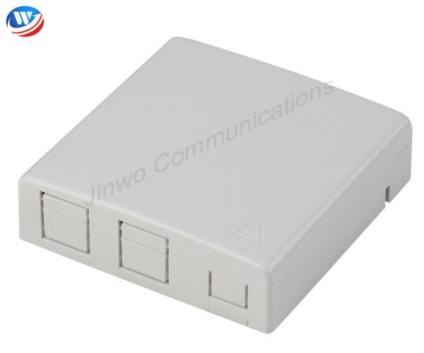 ABS Plastic FTTH Outdoor Box 2 Port Indoor Fiber Termination Box