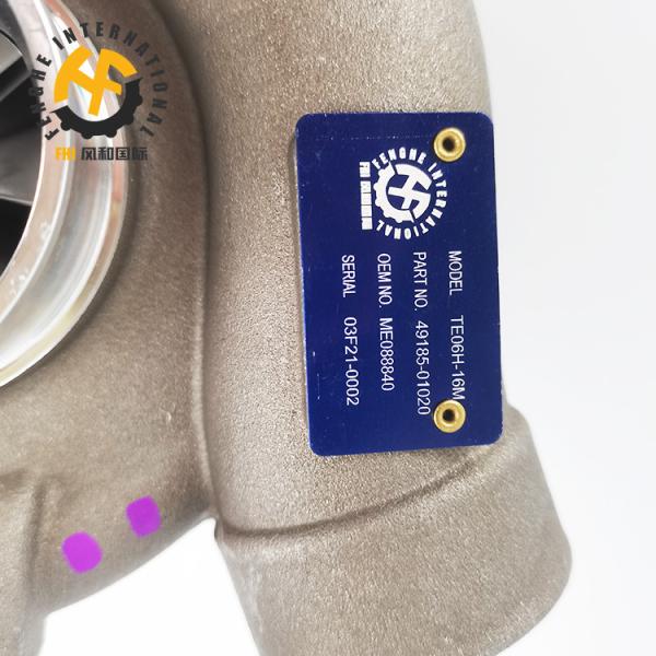 ME088840 SK200 Kobelco Excavator Parts , 49185-01020 Diesel Generator Turbocharger