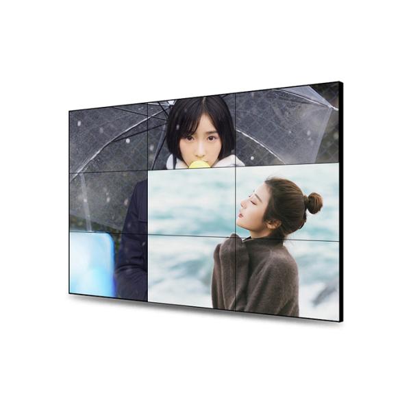 49 Inch 1.8mm Ultra Narrow Bezel Video Wall IPS Panel 500cd Brightness Light Weight