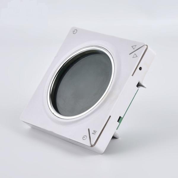 7 Weekly Programming Digital Heating Thermostat Round Wireless Boiler Thermostat