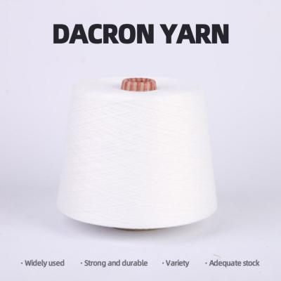 Ring Spun Polyester Knitting Yarn 100% para a abrasão da tela do vestuário resistente