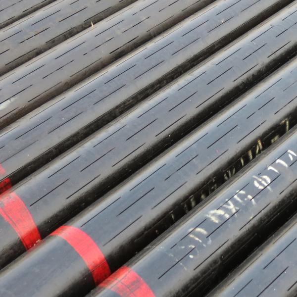 Oil And Gas Well Completion Slotted Liner Square Slot Size 0.02 Inch Rectangular