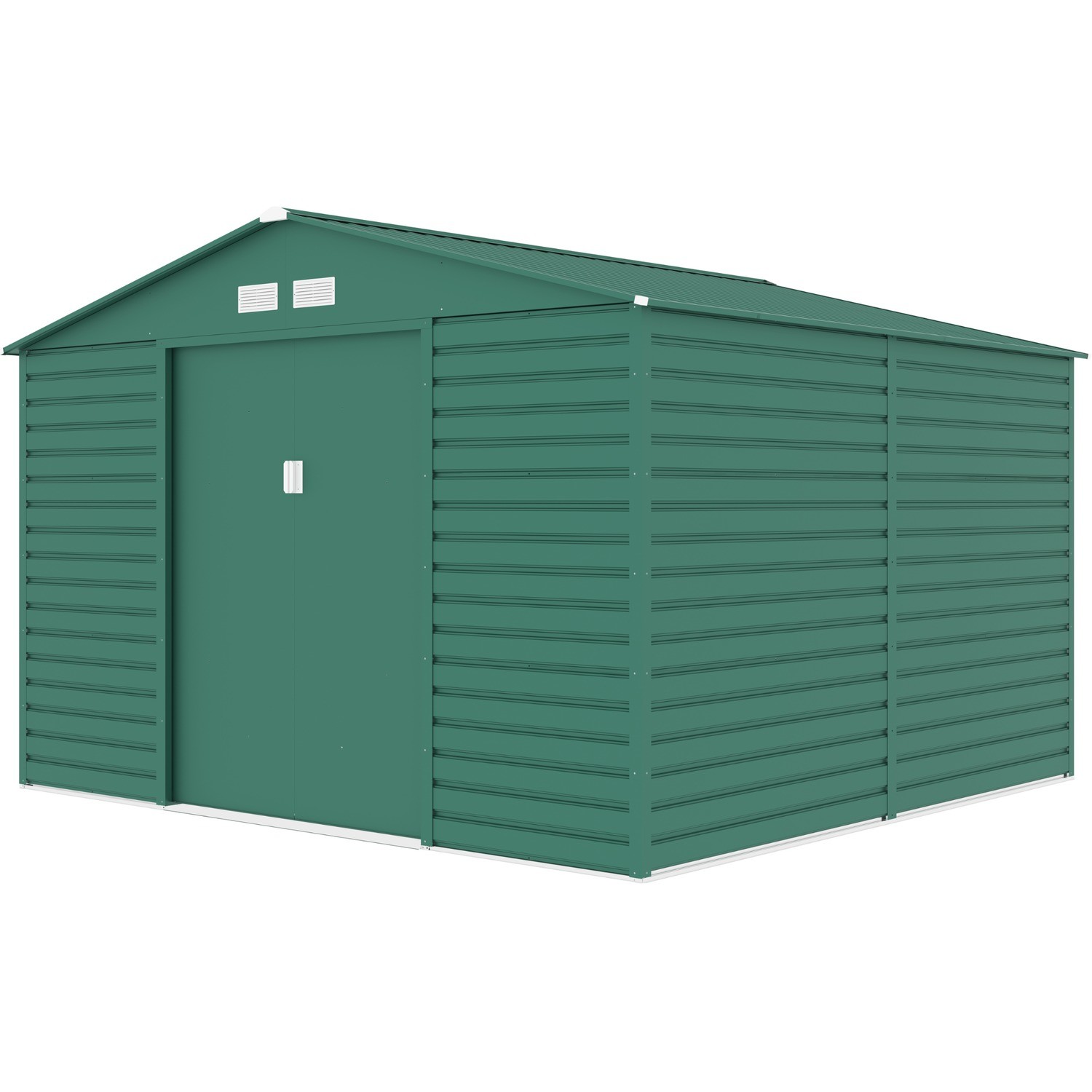 120kg Capacity Color Steel Plate Galvanized Steel Garden Building Shed with Air Vents