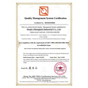Telandor (Shanghai) Logistics Technology Co., Ltd Certifications