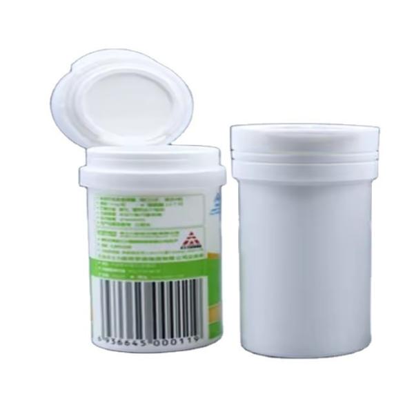 Portable Sizes Tamper-evident Flip-top Lids Small Pills Tube Packaging Eco-friendly