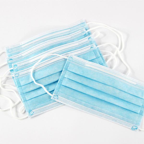 Skin Friendly Disposable Surgical Mask , Anti Bacteria Adult Face Mask