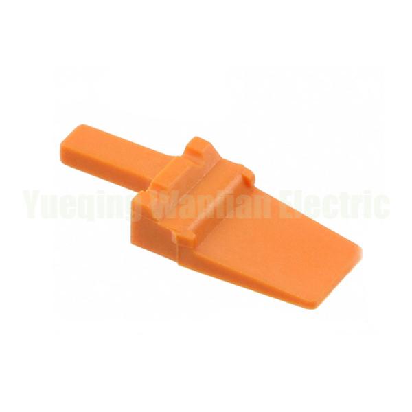 WM-2P Automotive Connector Locks Wire to Wire Orange Secondary Position Assurance Seal