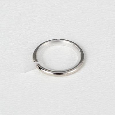 Multiple Silver White Plastic Curtain Eyelet Rings