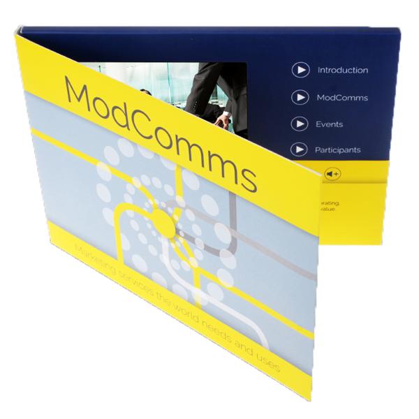Experience the Best of Both Worlds with 512MB Memory and FLAC Audio Format LCD Video Business Cards