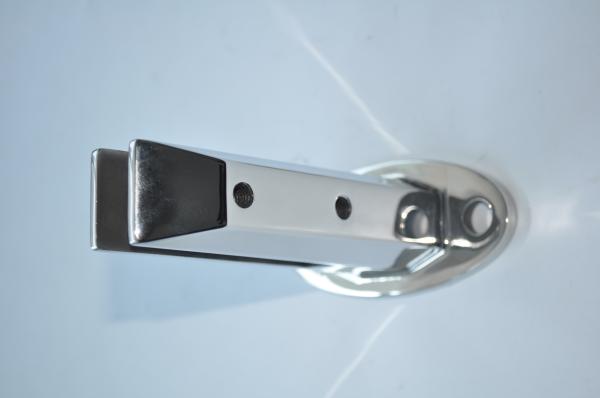 DECK MOUNT POOL FENCE SPIGOTS, STAINLESS STEEL GLASS GATOR CLAMPS