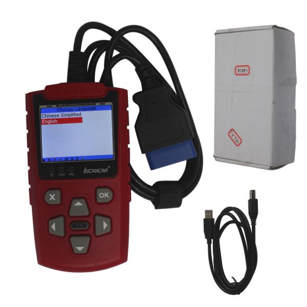 OBD2 Scanner Codes Red IScancar OBDII EOBD Cars Trouble Code Scanner English Edition