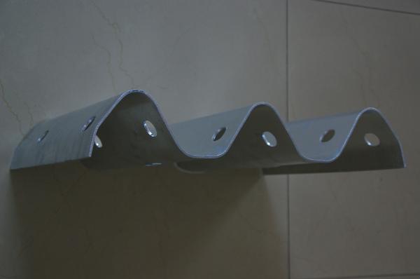 Corrugated W Beam Highway Guardrail 345 Yield Strength Steel ASTM A123 Zinc Coated