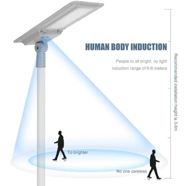 50000 Hours Lifespan Solar Wall Light Led Yard Solar Panel Waterproof Solar Street Light