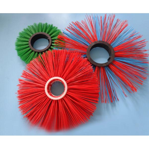brosses industrielles de balayeuse de route d'aéroport de fibre de 178mm pp