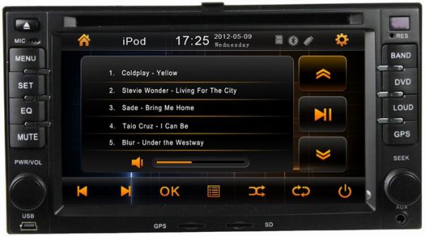 ouchuangbo wholesale gps car truck navigation for Kia Cerato 2003-2008 with MP4 media radio OCB-6227