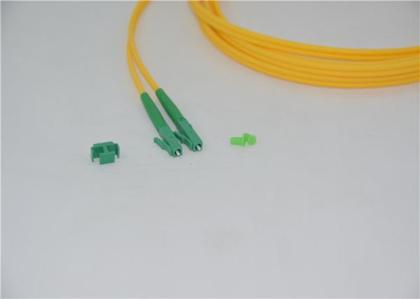 CE RoHS FCC LSZH Fiber Optic Patch Cable , 3.0mm Single Mode Fiber Jumpers