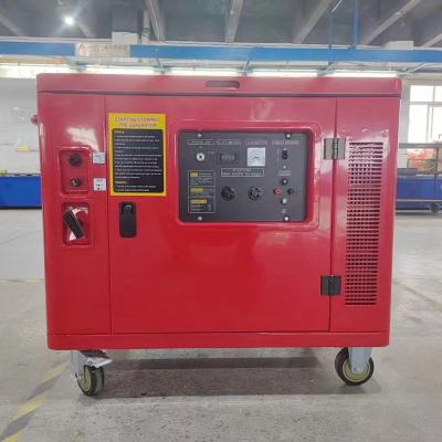 O motor 15HP pôs o gerador silencioso portátil 6.5kw 69db do gás com o dossel sadio da prova