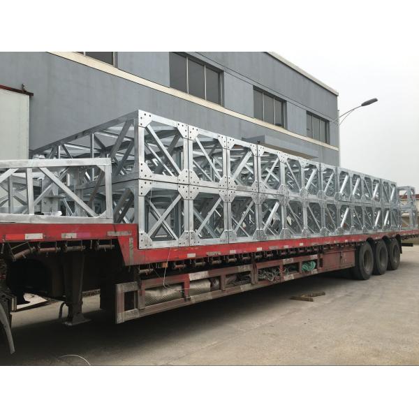 Aluminum Tower Erection Tools A Shape Lattice Gin Pole 14KN - 65KN Load