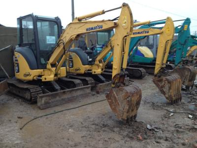 ESCAVADOR DE KOMATSU PC35MR MIDI COM A PILHA DA ROTAÇÃO DE 3.5 TONELADAS