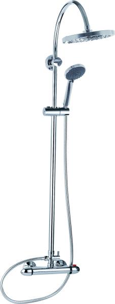 Material de latão de estilo moderno torneira de chuveiro termostática para banheiro S1009B