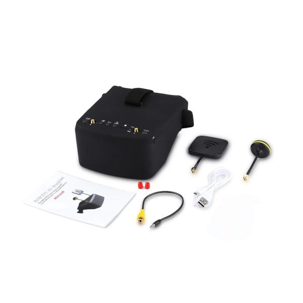 5.8G 40CH 5 Inch Drone FPV Goggles Video Headset HD DVR Diversity Receiver
