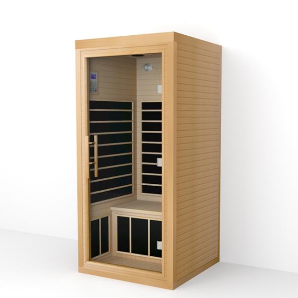Modern Far Infrared 1 Person Traditional Sauna Weight Loss 1350W