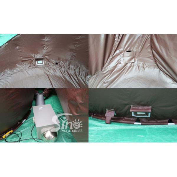 гостиница пузыря Глампинг курорта верхней части ясности купола 4м с дверью н тоннеля железного каркаса алюминиевой от раздувной фабрики