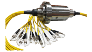 High Precision Metal Fiber Optic Rotary Joint For Radar / Electro Optical Pods