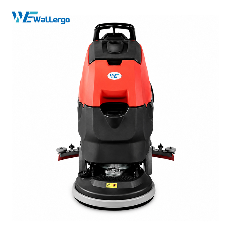 Best Sell 900W High Power Floor Scrubber Electric Industrial Hand Push Cleaning Equipment