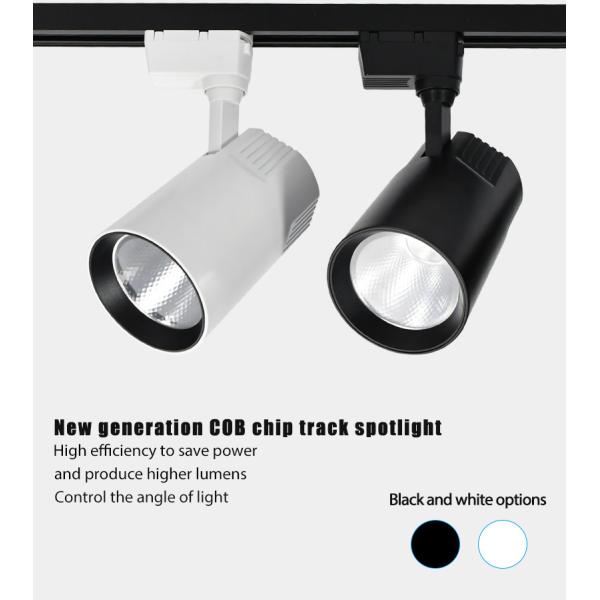 Warm White LED Track Spotlight 220-240V For Clothing Store