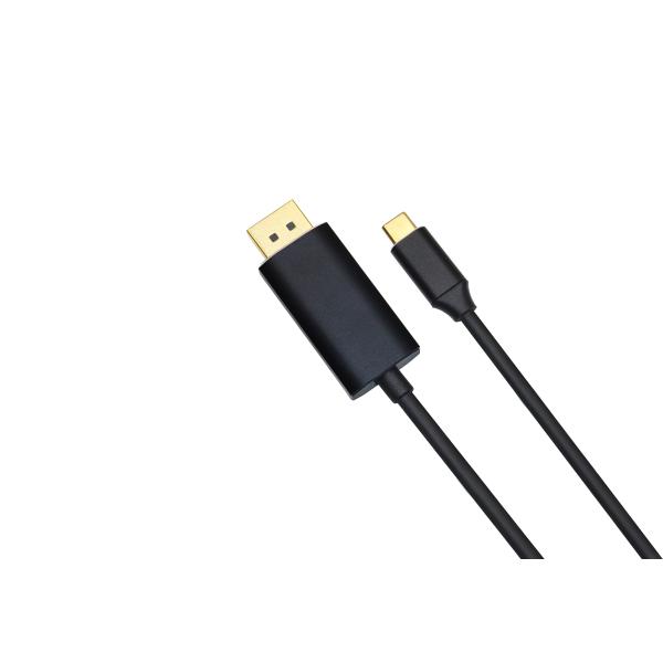 24k Gold Plate USB Type C To DP Adapter Thunderbolt 3 Compatible 4k Cable