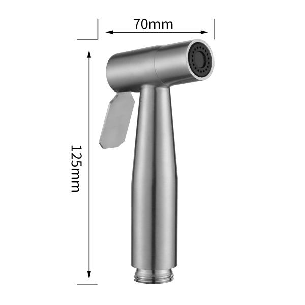 Versatile Hotel Function Shower SUS 304 Bathroom Shattaf Bidet Shower Head Hand Shower