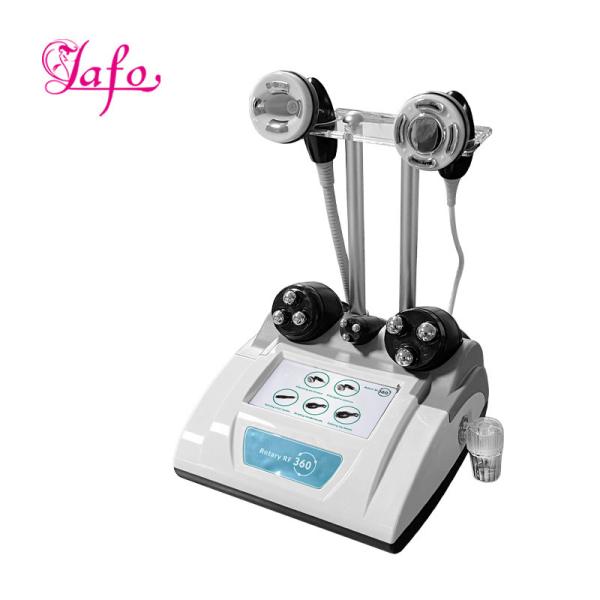 Portable Radio frequency therapy Multi-function Body Slimming Face Lift 360 degree Head Rotating RF Skin Tightening Mach