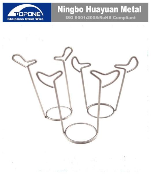 Bending Electronic Stainless Steel Wire Forming Double Spiral Torsion Spring
