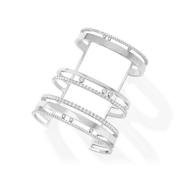 Luxury jewelry Mk Three bracelet 18k white gold yellow gold rose gold diamond bracelet Real low price and high quality