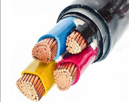 cable subterráneo aislado XLPE/PVC eléctrico acorazado de la base del cobre del cable de la cinta de acero 3x240+1x120mm2
