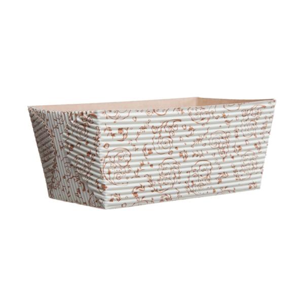 Corrugated loaf paper baking mould color printing custom paper baking pan paper baking loaf pans