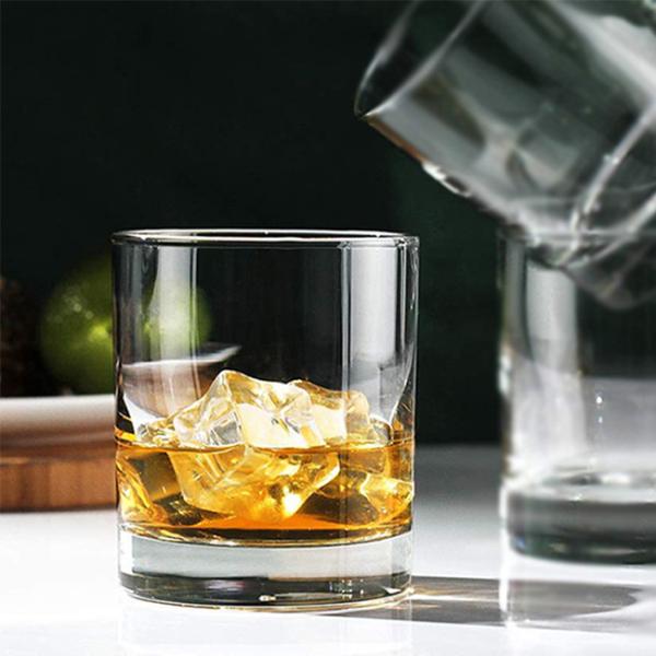 Rich Shape Couple Cup Vodka Glass Custom Logo Decal Printing Glass Gift