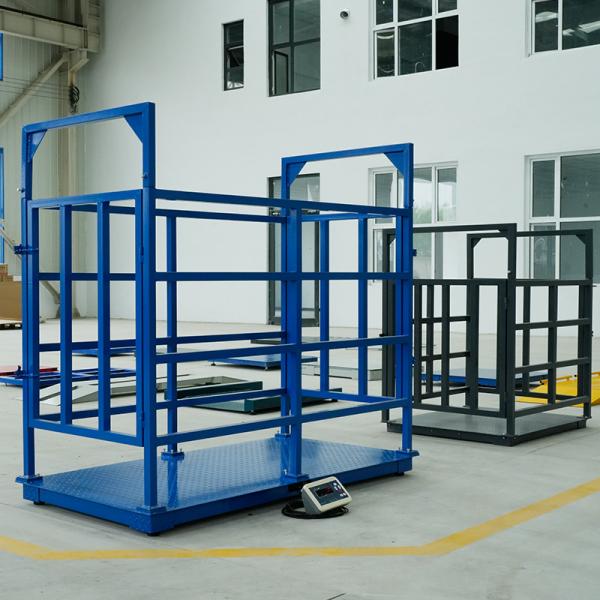 Breeding Farms Textured Panel 2000kg Carbon Steel Animal Livestock Scale with 500g Accuracy and OEM ODM Supported