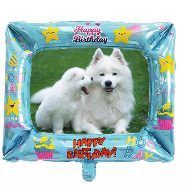 Family Wedding Party Photo Frame Balloons Square Foil Birthday Balloon For Home