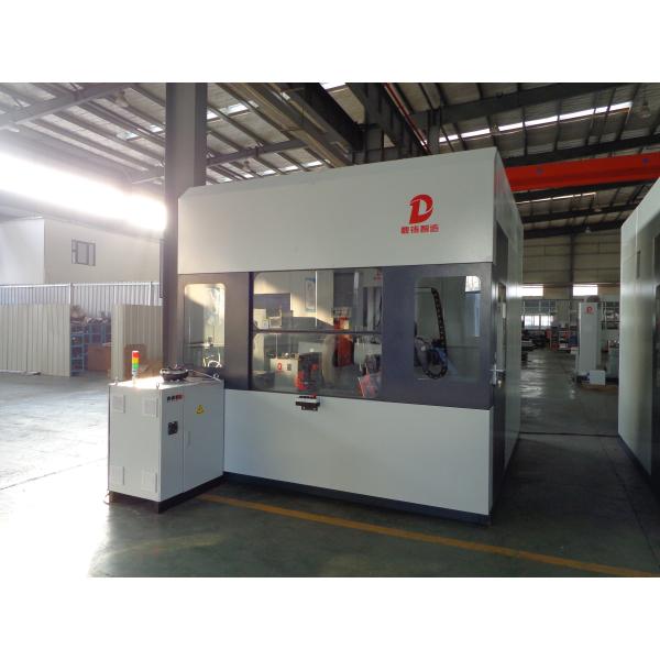 High Flexibility Sanitary Ware Parts Surface Polishing Machine With Multiple Stations Simultaneous Operation