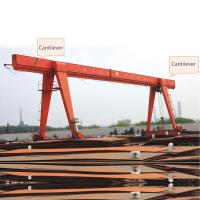 Remote Wireless Control Single Girder Cantilever Gantry Crane 20t With Electric Hoist
