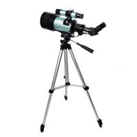 Le voyage portatif badine le télescope astronomique de réfracteur de 70x300mm