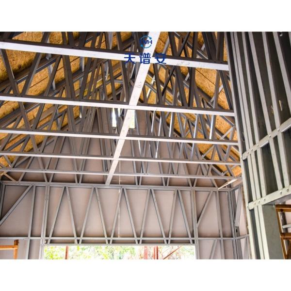 Projeto de poupança de energia de aço leve Keel parede composta estrutura de aço estilo europeu e americano villa
