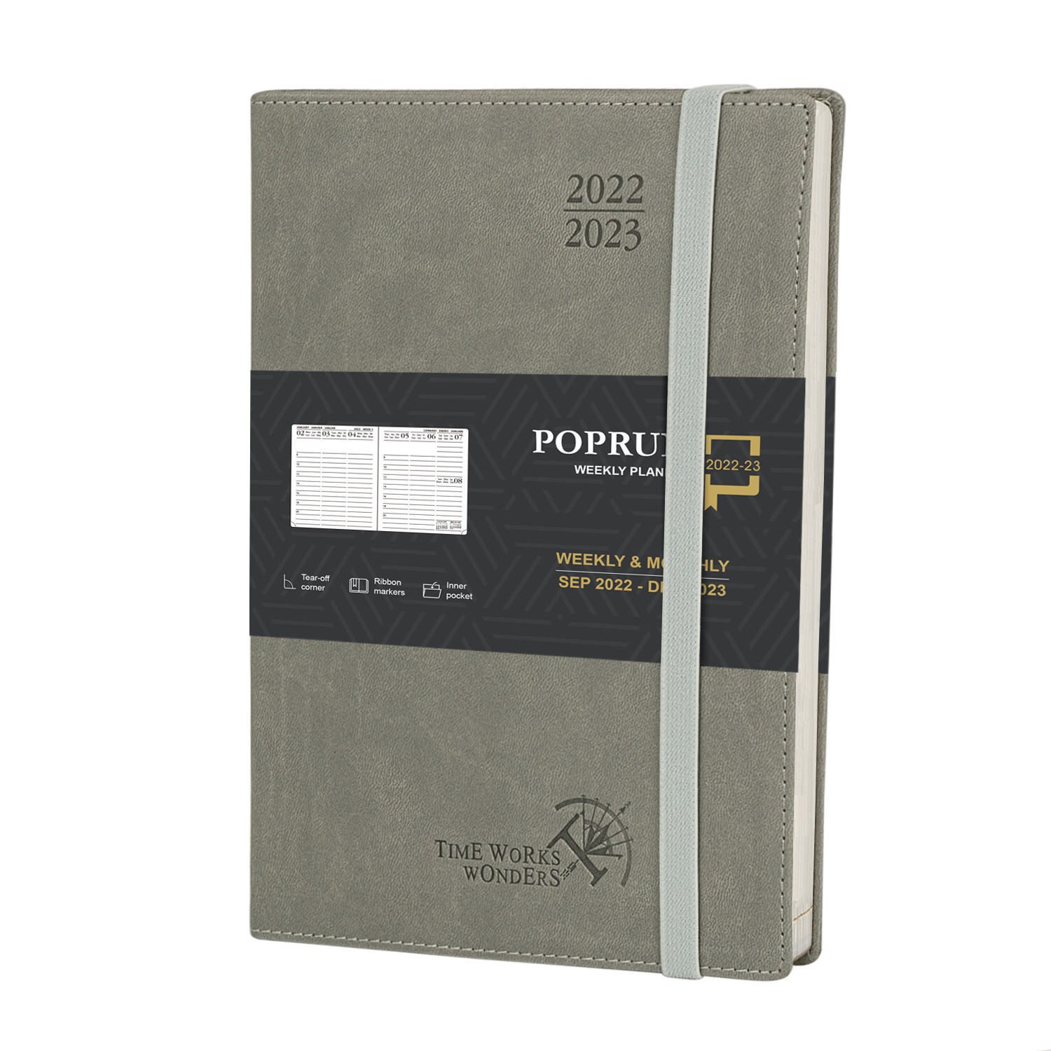 80GSM Eco Friendly Academic Diary 2023 2024 Еженедельный разворот на 2 страницах