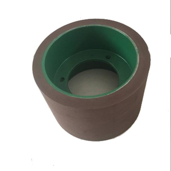 Customized 6 inch Silicone Coated Nip Rice Mill Huller Rubber Roller for Home
