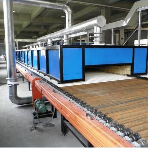 Настраиваемая роликовая печь Устойчивая керамическая производство Печь Способ охлаждения воздухом / водой