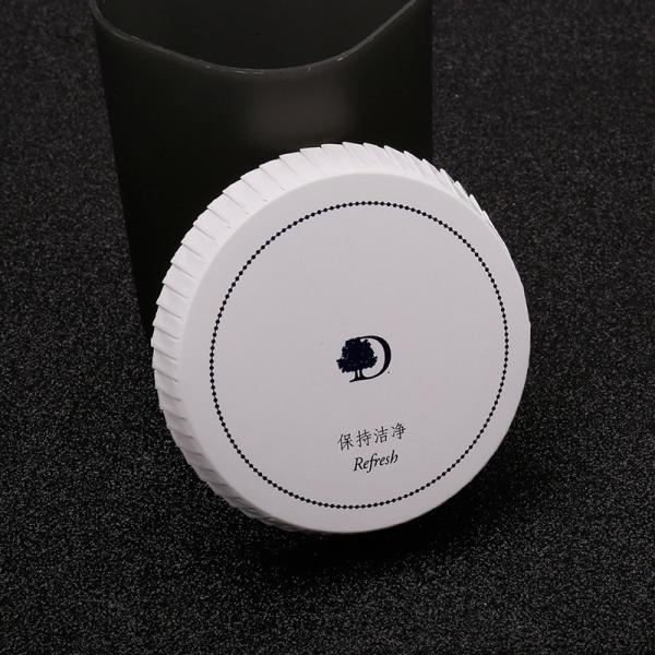 Customized Flexographic Printing 230 GSM 8.5 Cm Kraft Paper Cup Lid for Hotel Club Salon